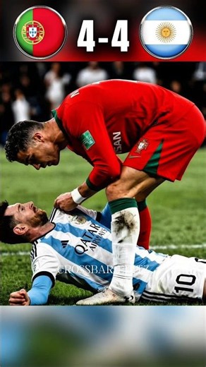 Injury Moments In Football | Portugal VS Argentina Imaginary World Cup Final | #ronaldo vs #messi