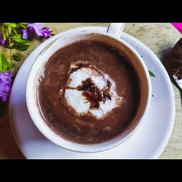 Hot chocolate recipe | quick and easy hot chocolate | creamy chocolate milkshake recipe |