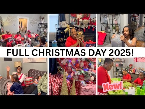 FULL CHRISTMAS DAY 2025 + GRINCHMAS BREAKFAST + OPENING PRESENTS + TIME WITH FAMILY