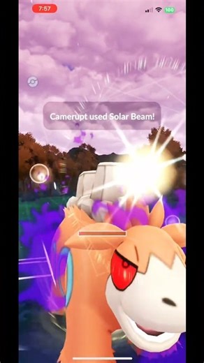 Watch till end for big BOOM 💥 Camerupt 🐫 destroys Pokémon! #shorts