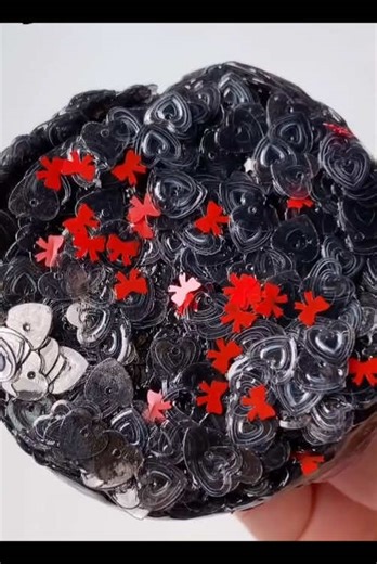 Crunchy Slime with Black Rose Aesthetic