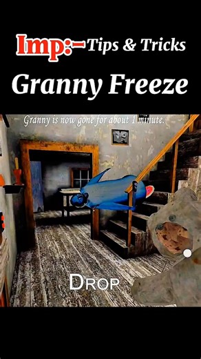 Granny Freeze Trap 😱 | Pro Tips & Tricks Gameplay #granny #grannygame #grannyfreeze #grannyhack