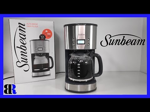 Sunbeam PC7900 Auto Brew Drip Filter Coffee Machine Unboxing + Brew Test