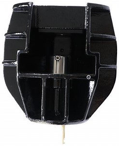 ICON Trailer Coupler Lock for Cast 2-5/16" Ball Coupler - Cast and Stainless Steel - Black Altor Loc