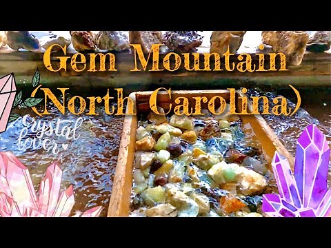 Gem mining at Gem Mountain (North Carolina)