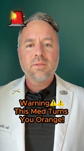 Warning: This medication can cause your skin to turn orange. Learn about the side effects and what you need to know before taking it. #medication #sideeffects #health #wellnesstips #ScienceExplained | Chris Jackson | Facebook