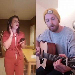 Acoustic duo Fairly Local trying to make the most of being separated with this brilliant cover of 'Hero.' Danni and Chris, from Co Down, dedicated this cover to the NHS staff and keyworkers on the frontline - have a listen 👏 | Belfast Live