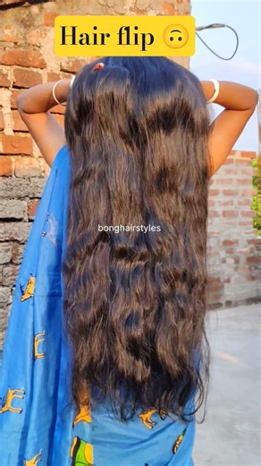 Wait For It… 😳 The Smoothest Long Hair Flip Ever 🔥