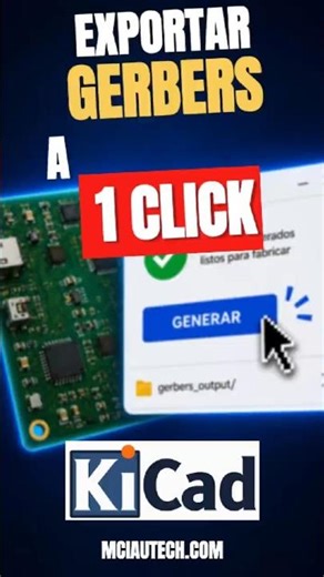 Deja de exportar Gerbers a mano #pcb #firmware #esp32