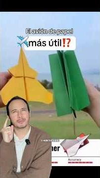 #poniendoaprueba #cosasquenosabias #creadorugc #manualidades #tutorial #avion #aviondepapel