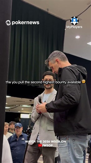Incredible reaction as a player pulls one of the highest bounties in the 2026 WSOP Mystery Millions