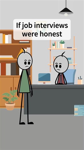 1.9M views · 24K reactions | If job interviews were honest. - #manager #corporatelife #workplace #animation #foryou | Likey Animation | Facebook