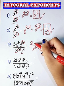 33K views · 2.9K reactions | INTEGRAL EXPONENTS‼️ #math #mathteachergon #mathreview #mathtutorials | Math Tutorials | Facebook