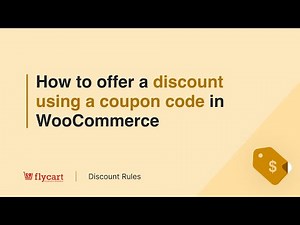 How to offer a discount using a coupon code in WooCommerce