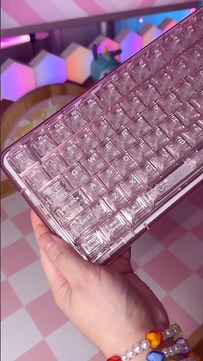 💖 prettiest transparent keyboard ever ♡ the yunzii x98 + c2 wireless mouse 💕