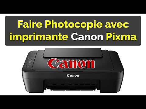 Comment faire Photocopie avec imprimante Canon