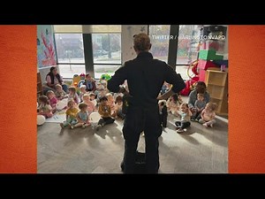 Arlington Police officer visits elementary school students | Get Uplifted