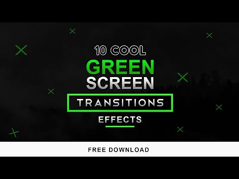 10 Professional Green Screen Transitions Template Pack