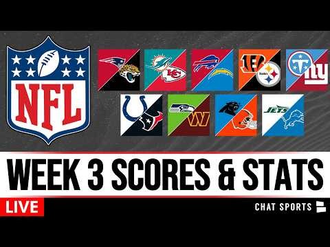 NFL Week 3 RedZone Live Streaming Scoreboard, Highlights, Scores, Stats, News & Analysis