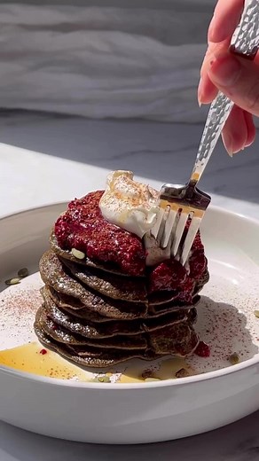 1.7K views · 18 reactions | Flourless Banana Protein Pancakes (+...