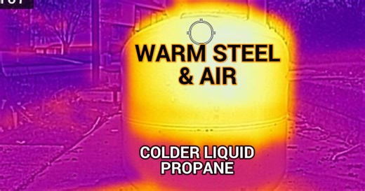 Hey Ray! Checking propane levels with science