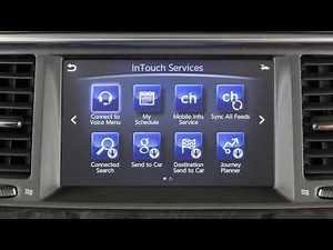 2019 INFINITI QX80 - INFINITI InTouch™ Services (if so equipped)