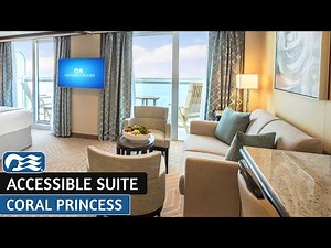 Coral Princess | Accessible Suite Full Walkthrough Tour | Princess Cruises | 2025 | 4K