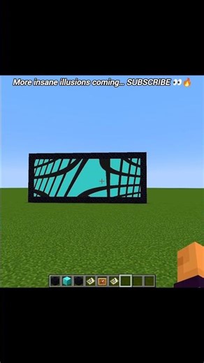 This Minecraft Illusion Will Trick Your Eyes 🤯👀 #minecraft