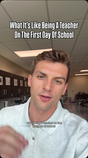 What it’s like being a teacher in the first day of school #teacher #backtoschool #teachersofinstagram | gabedannenbring