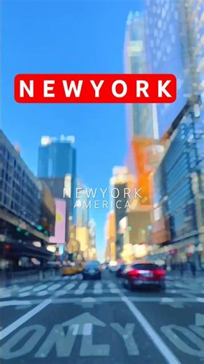 Real-Time Drive Through NYC 🌆 #newyorkcity #manhattan #usa
