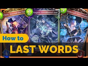 The Undisputable King, Last Words Shadowcraft | Shadowverse RSC Gameplay