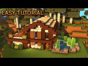 Minecraft | Cozy Birch Wood Cottage w/Pond | Easy Build Tutorial