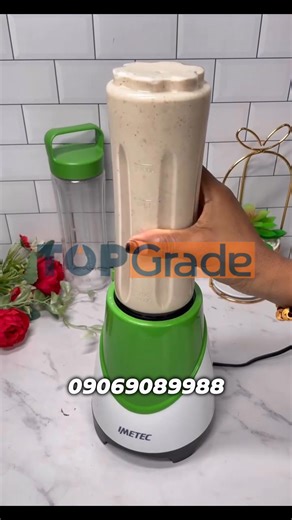 Blend your way to a healthier lifestyle with the Electric Smoothie Maker! 🌱 Whether it's a refreshing fruit blend, nutritious veggie smoothie, or creamy protein shake, this sleek and powerful machine does it all in seconds. Save time, save energy, and enjoy your favorite drinks right at home. Perfect for busy mornings or after the gym. Designed to handle Nigeria's diverse flavors, it’s built to last and easy to clean. Get yours today and bring the goodness of fresh smoothies into your daily rou