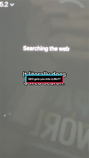People think SEO is dead because there's ChatGPT now. What they don't realize is need for SEOs is at an all time high. Here's how ChatGPT recommends products: it literally does a web search. Perplexity shows you its searches out in the open. Bing Webmaster Tools now directly shows you the searches that come from AI. Large language models are just another searcher you're doing SEO for. SEO as a topic just surpassed its recent all time high in Google Trends. It's actually never been a better time 