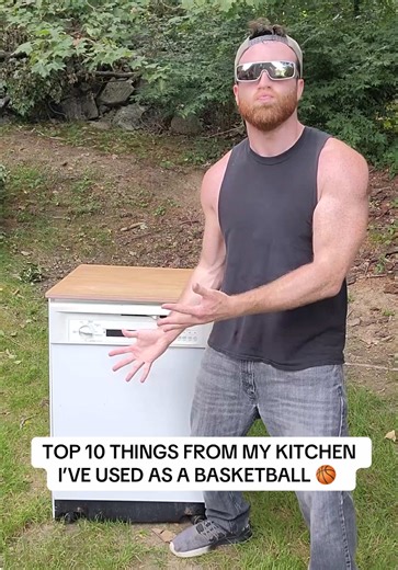 Top 10 Things from my KITCHEN that I’ve used as a BASKETBALL | Using KITCHEN ITEMS as a BASKETBALL 🏀 #fyp #foryoupage #basketballtrickshot #sicktricks