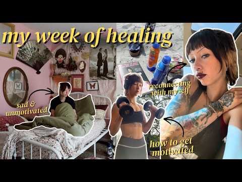 GETTING MYSELF OUT OF A SLUMP| how to stay motivated, journaling, self care