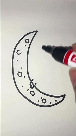 ✨ Magical Moon Drawing Time-Lapse!