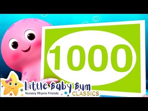 Learn How To Count | 100 - 1000 Song | Baby Cartoons | Little Baby Bum