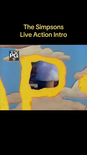 "The Simpsons" live-action intro is that it was created to promote the... | simpsons intro