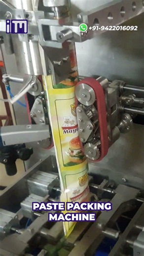 Tomato sauce, cheese sauce, mayonnaise automatic pouch packing machine #packingmachine