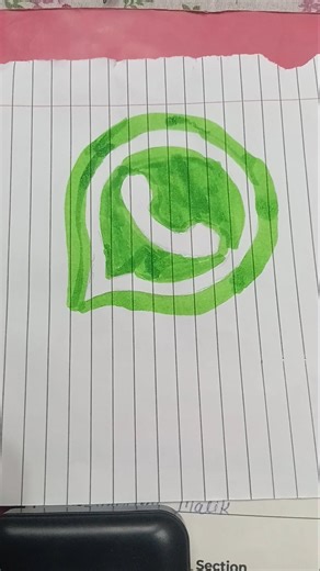 how to draw what's app drawing