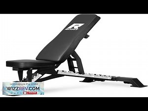 RITFIT Adjustable Weight Bench with Multiple Back Positions for Full Body Workouts