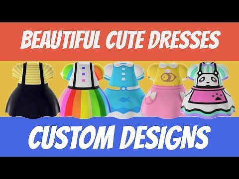 Top 60+ Cute Dress Custom Designs in Animal Crossing New Horizons (Design ID Code)