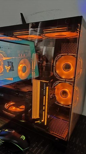 昆明上门电脑装机实拍#202，今天来到晓东村地铁站附近，帮一位小哥安装一台海景房游戏主机，配置是英特#diy电脑 #组装机 #装机 #海景房主机 尔12600KF搭配华硕6750GRE 显卡，航嘉暴风雪机箱。昆明市区有需要上门装机安装电脑的小伙伴可以联系。