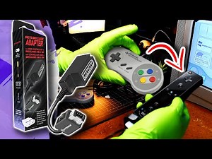 Connect your SNES controller to the Nintendo Wii - Hyperkin SNES to SNES mini Adapter | elrafias