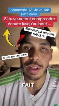 J’emmerde l’IA : je voulais juste créer un manga (la vérité) #anime #questcequejedevraischoisir #ia