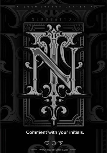 Monogram Premium for Tattoo Artist — Custom Tattoo Monogram Ideas