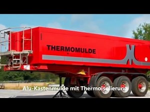 Thermomulde - Thermoisolierung - Nachrüstung für Mulden aller Fabrikate