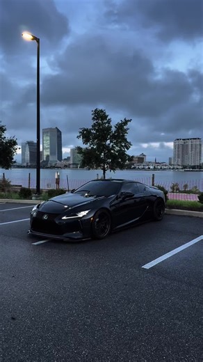 Lexus LC500: Motivating Sunrise on the River