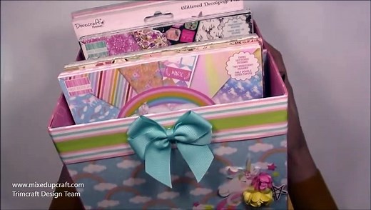 Storage Box Tutorial - 8- x 8- Paper Storage - DIY Crafts